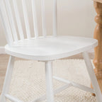High Back Spindle Dining Chairs - Set of 2