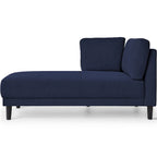 Divano angolare moderno in lino con penisola e cuscini rimovibili, divano letto, divano relax, chaise longue imbottita