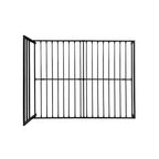 Modern Style Queen Size Strong Steel Metal Platform Bed with Headboard for Bedroom