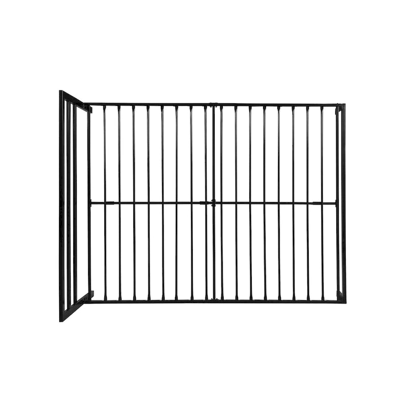 Modern Style Queen Size Strong Steel Metal Platform Bed with Headboard for Bedroom