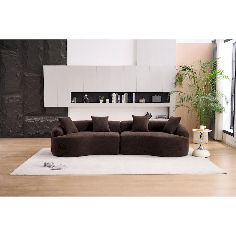 Divano 110 Foam Classic 4 posti con 4 cuscini per appartamento