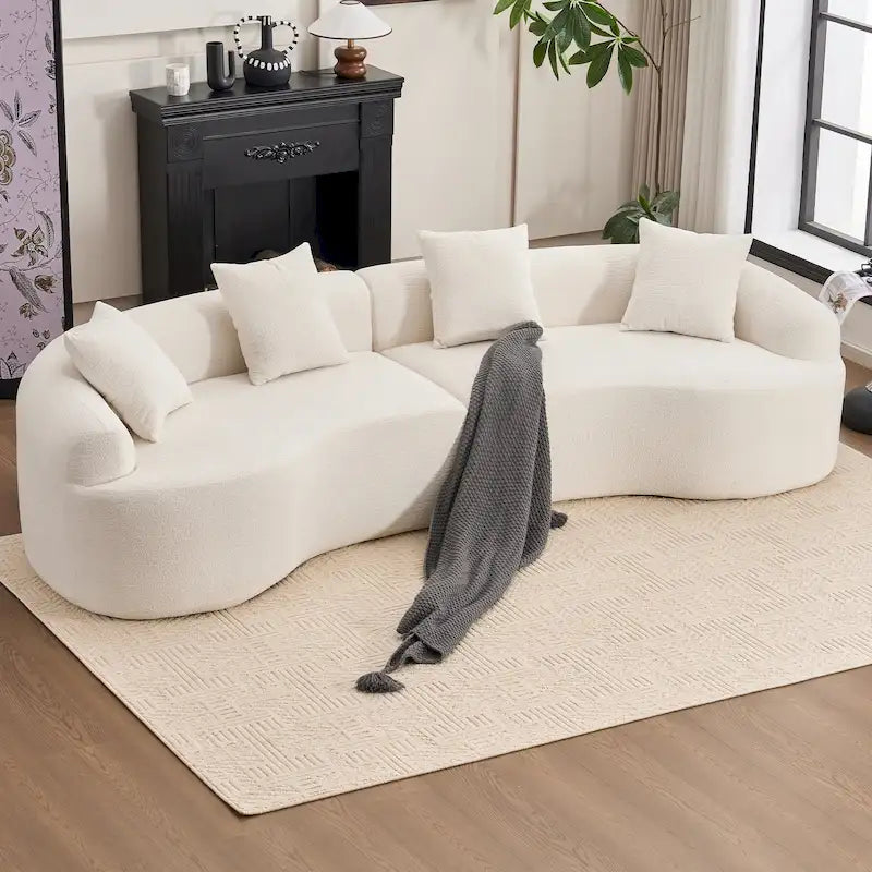 Divano 110 Foam Classic 4 posti con 4 cuscini per appartamento