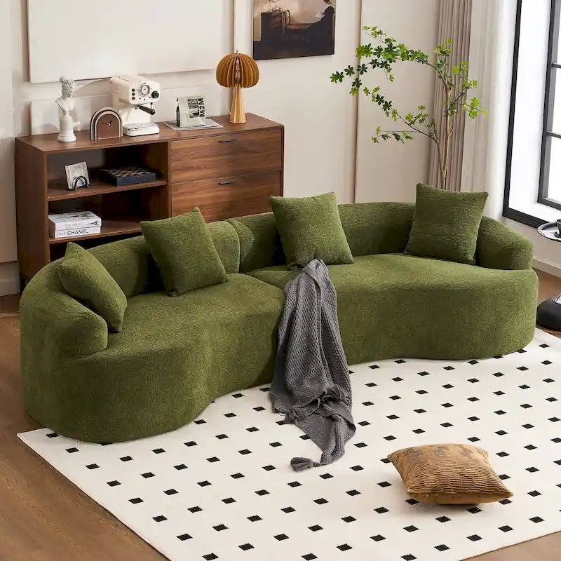Divano 110 Foam Classic 4 posti con 4 cuscini per appartamento