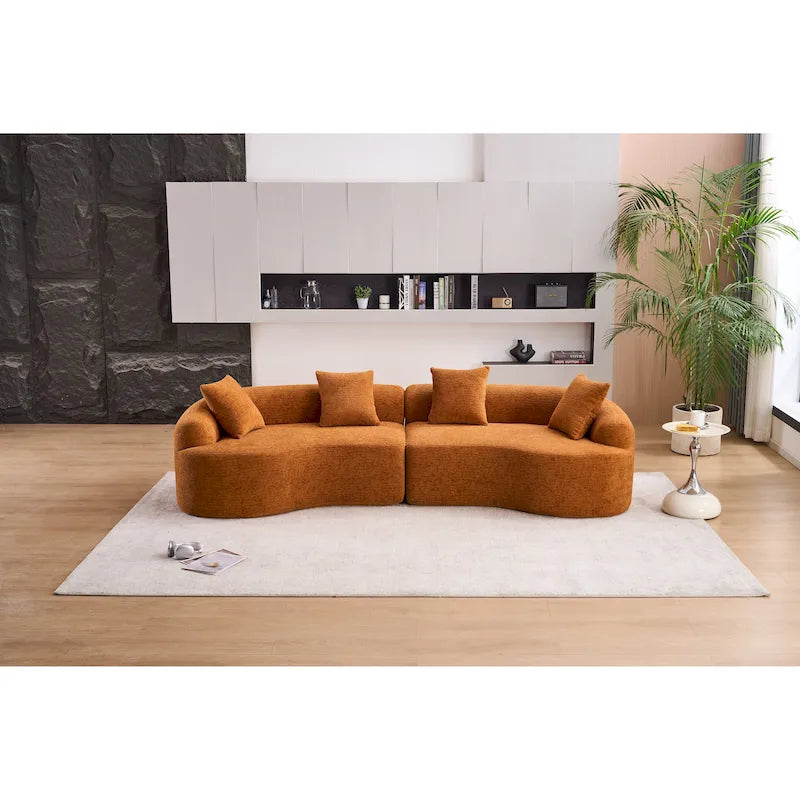 Divano 110 Foam Classic 4 posti con 4 cuscini per appartamento