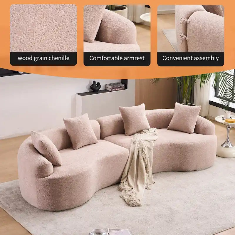 Divano 110 Foam Classic 4 posti con 4 cuscini per appartamento