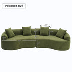 Divano 110 Foam Classic 4 posti con 4 cuscini per appartamento