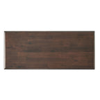 Rustic Acacia Wood Accent Console Table with Drawers and Shelf