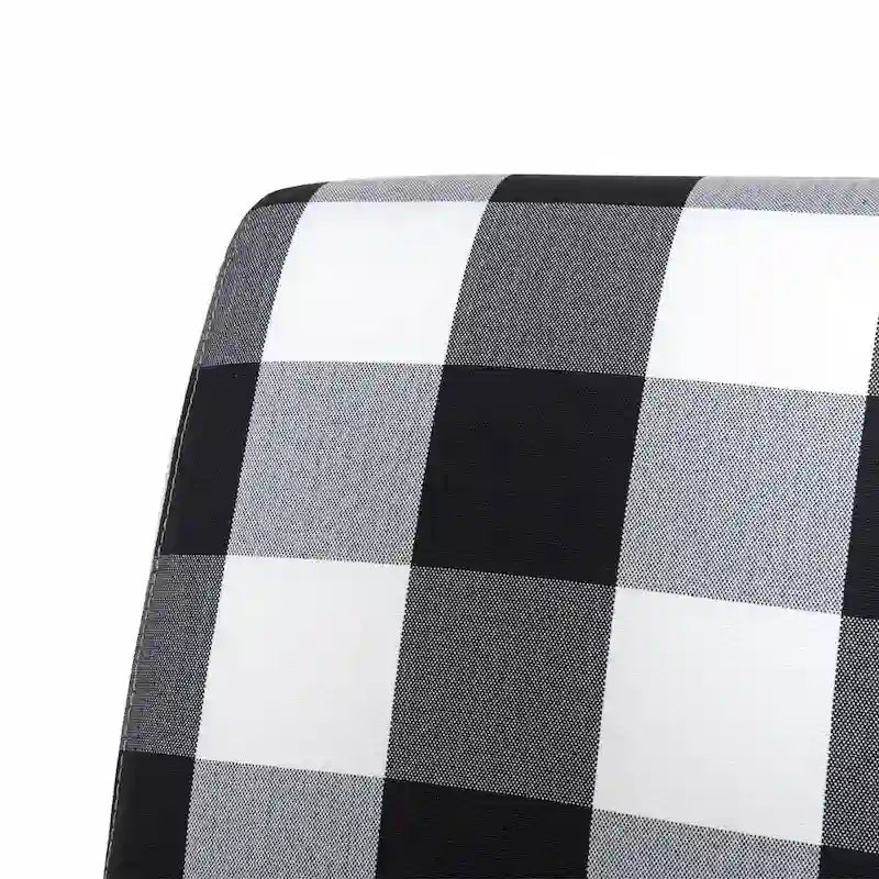 Contemporary Push Back Recliner Chair with Patterned Polyester Upholstery