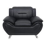 Faux Leather Upholstered Club Chair