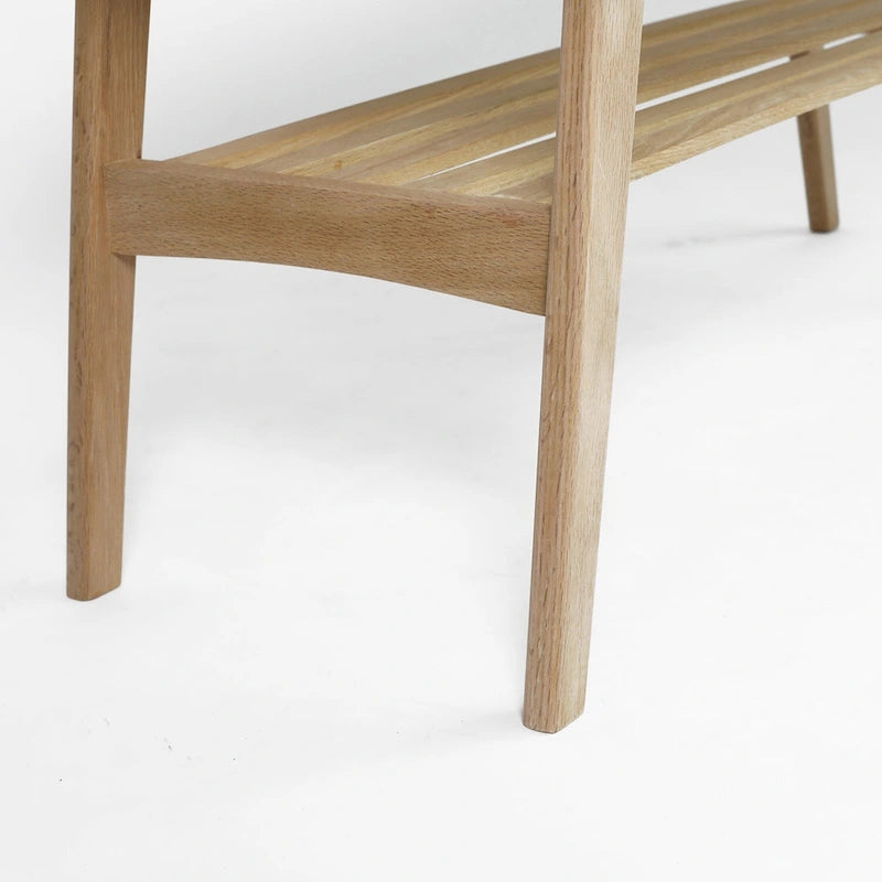 White Marble Top Coffee Table with Wood Frame Natural Finish