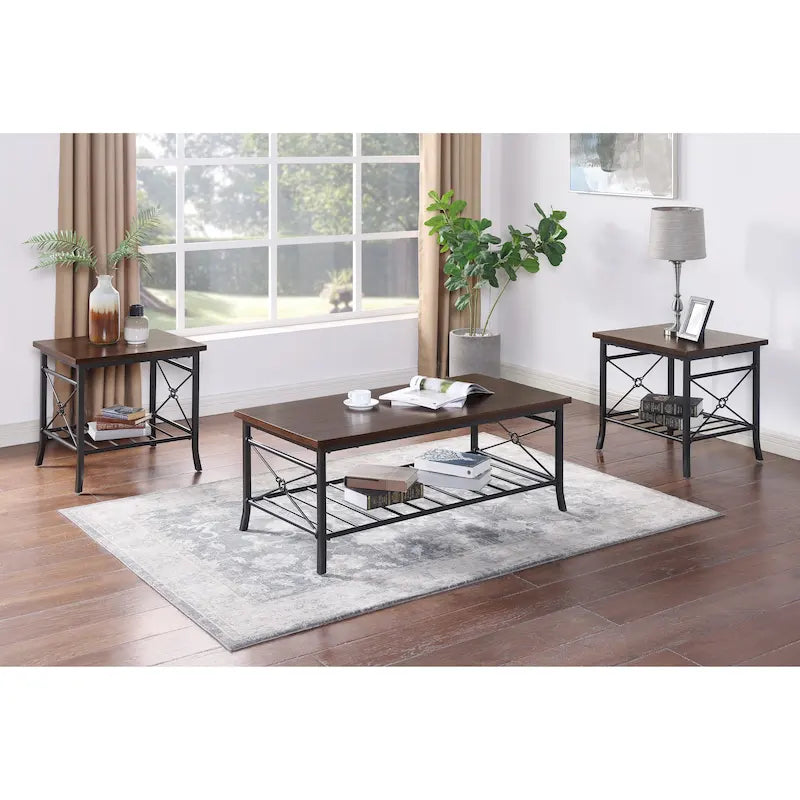 3-Pack Coffee and Side Tables Set