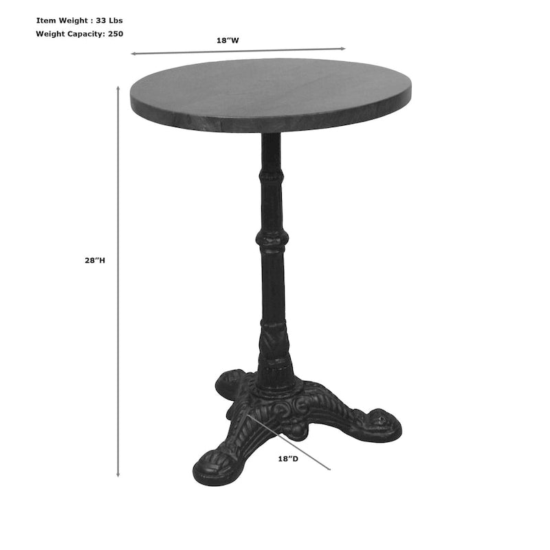 Accent Table - Chestnut/Black