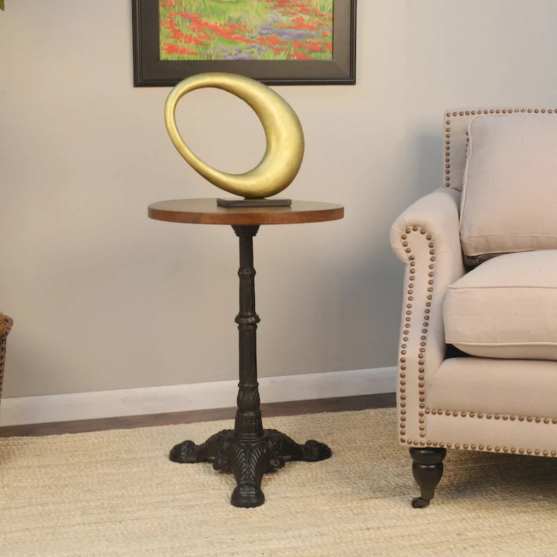 Accent Table - Chestnut/Black