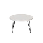 Raffles 44 Wood Oval Cocktail Table