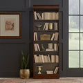 Cognac Jr Executive 84 Inch Bookcase