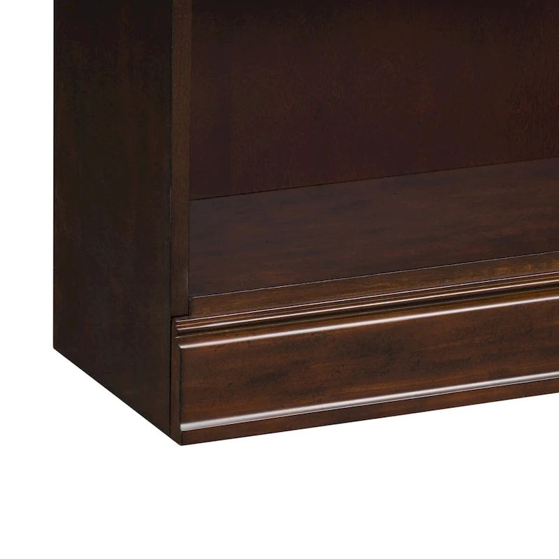 Cognac Jr Executive 84 Inch Bookcase