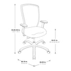 Breathable Mesh High-Back Ergonomic Office Chair with Lumbar Support