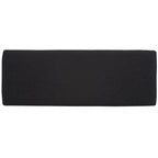 Open Shelf Entryway Bench with Padded Cushion and Metal Storage Rack