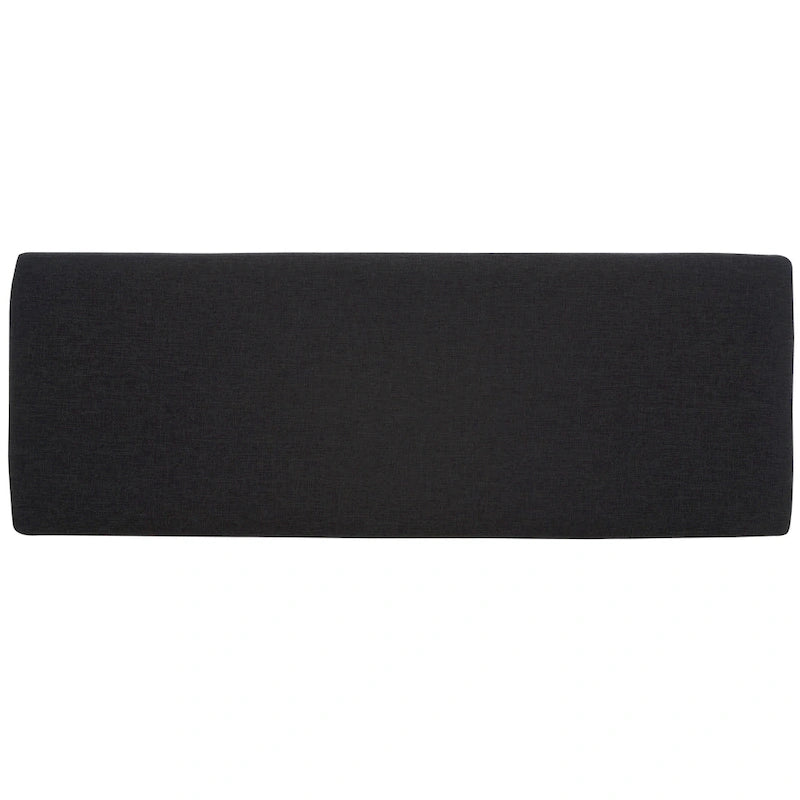 Open Shelf Entryway Bench with Padded Cushion and Metal Storage Rack