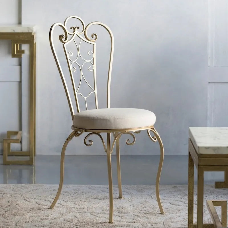 Goldtone 22-inch Folding Accent Chair