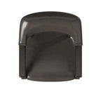 Dark Brown Faux Leather Adjustable Swivel Captain Chair with Casters