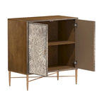 Clihome 2 Door Vintage Wood Buffet Storage Sideboard Accent Cabinet