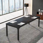 Large Rectangular Conference Table with Metal Legs Multi-Color Options