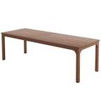 Large Rectangular Conference Table with Metal Legs Multi-Color Options