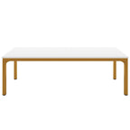 Large Rectangular Conference Table with Metal Legs Multi-Color Options