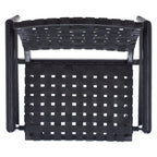 Poltrona d'accento in pelle intrecciata - 30 L x 28 P x 28 H - 30Lx28Px28H