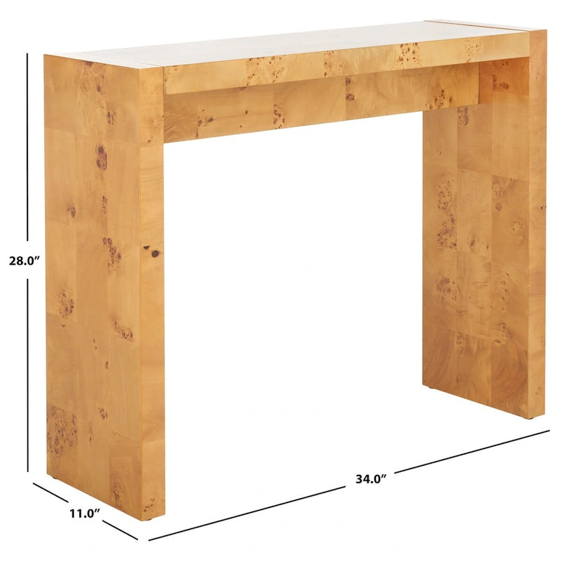 Console Table - 34 W x 11 D x 28 H - 34Wx11Dx28H