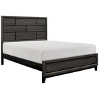 Sondra Gray Panel Bed