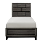 Sondra Gray Panel Bed