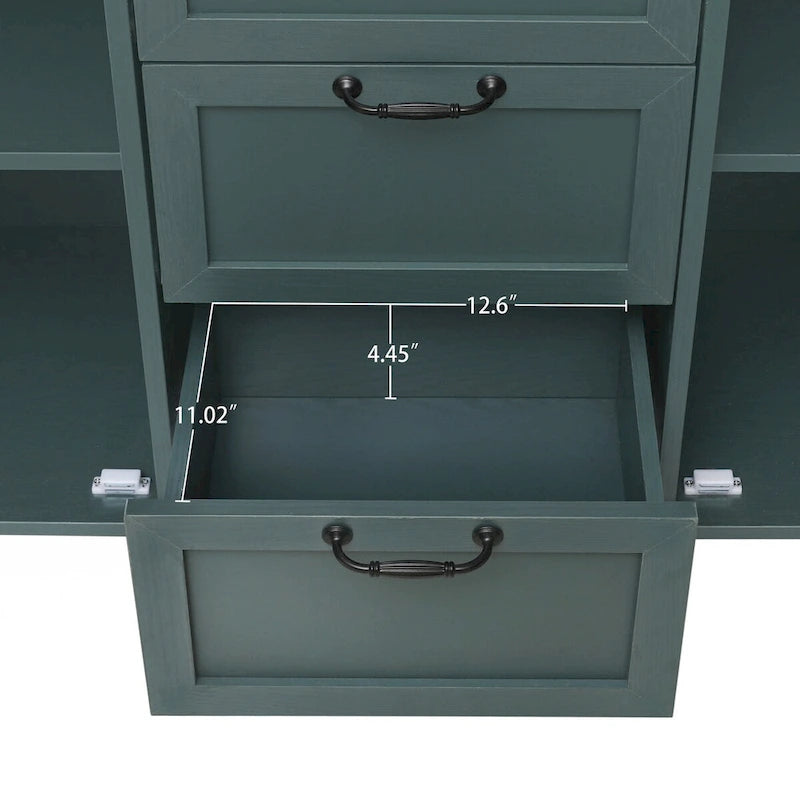 2 Door 3 Drawer Cabinet Suitable for Bedroom