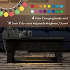 Black Lift-Top Coffee Table with LED Lighting and Hidden Storage Compartment