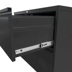 3 Drawer Vertical File Cabinet w/Lock Office Home Steel File Cabinet
