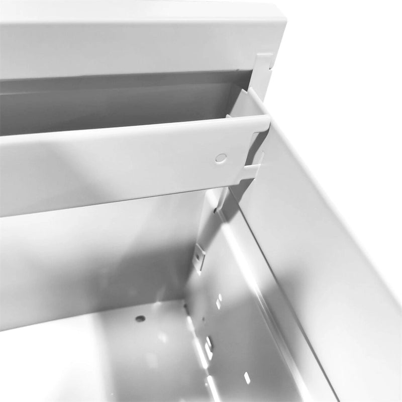 3 Drawer Vertical File Cabinet w/Lock Office Home Steel File Cabinet