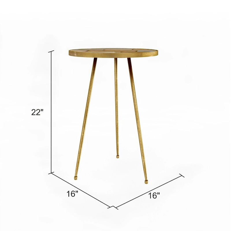 Round Accent Table - 22H x 16W x 16D