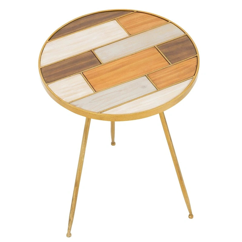 Round Accent Table - 22H x 16W x 16D