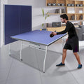 Tavolo da Ping Pong Pieghevole 8FT Set da Tavolo da Tennis, 2 Racchette e 3 Palline