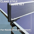 Tavolo da Ping Pong Pieghevole 8FT Set da Tavolo da Tennis, 2 Racchette e 3 Palline