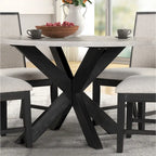 Round Dining Table, Gray