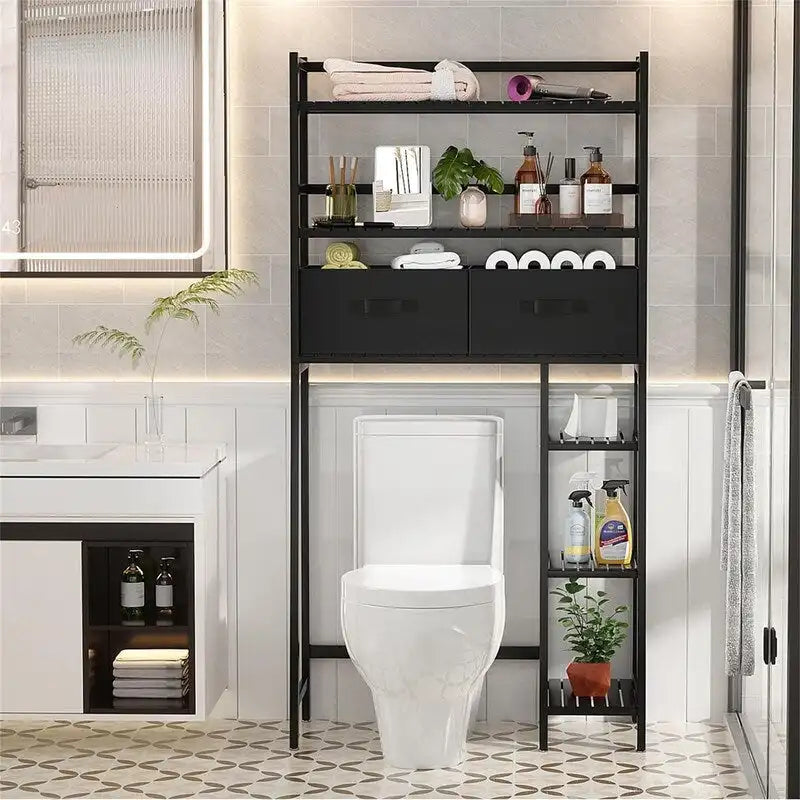 Over the Toilet Storage Cabinet - 11.81D x 32.68W x 65.16H