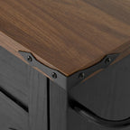Rolling Kitchen Island Cart with Power Outlet, Drawers and Cabinet Storage