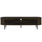 Brax 2-Shelf TV Console with Sliding Doors