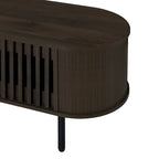 Brax 2-Shelf TV Console with Sliding Doors